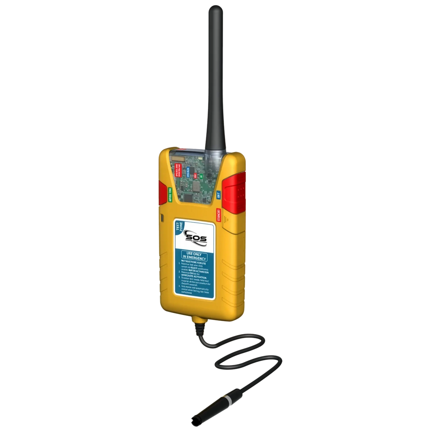 Sentinel Ocean Systems Marine Safety - HJ9018 AIS/DCS Man Overboard Beacon. The ultimate dual-alert safety device, perfectly suited for the rigorous demands of commercial fishing, commercial shipping, offshore energy, and professional offshore racing.