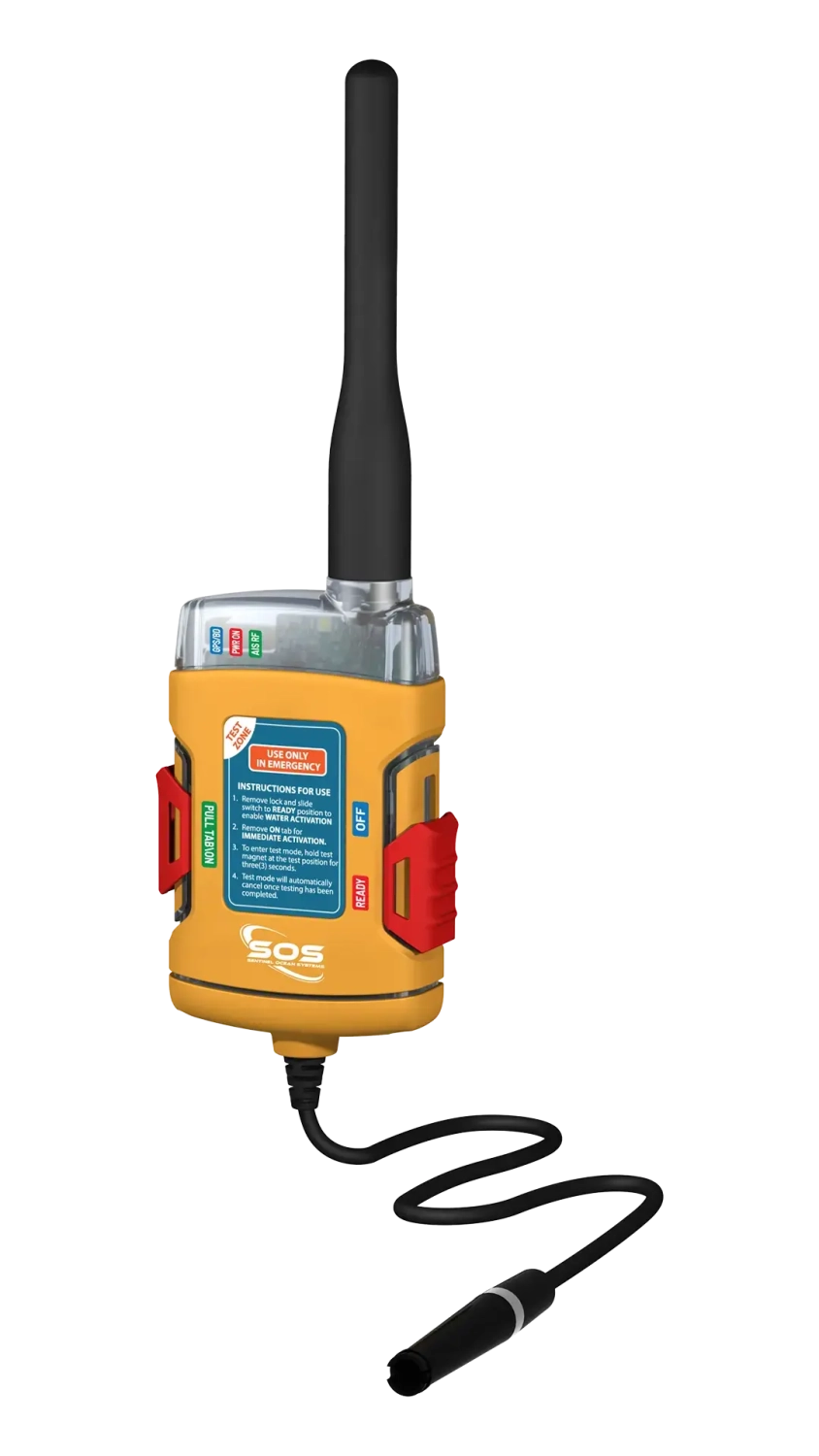Sentinel Ocean Systems Marine Safety - SOS Beacon - MRB901 AIS Man Overboard Beacon. An essential localised safety device perfectly suited for recreational cruisers, racing crews, coastal fishermen, and commercial port operations.