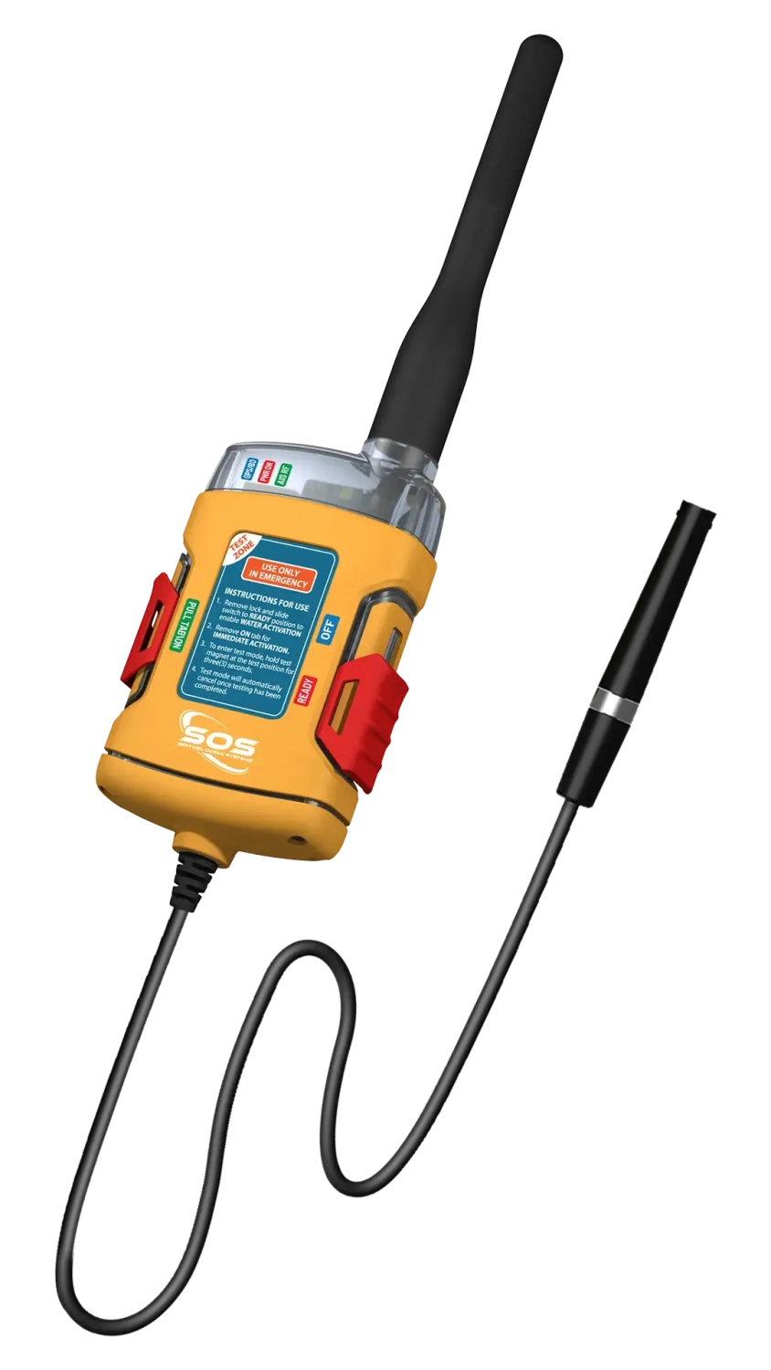 Sentinel Ocean Systems Marine Safety - SOS Beacon - MRB901 AIS Man Overboard Beacon. An essential localised safety device perfectly suited for recreational cruisers, racing crews, coastal fishermen, and commercial port operations.